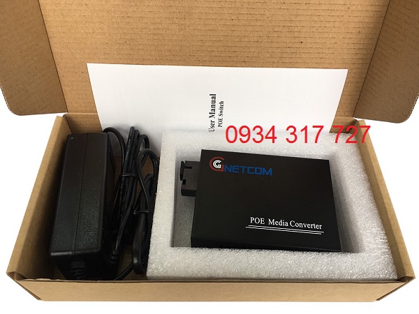 Bộ chuyển đổi quang điện POE GNetcom I PN: GNC-6101GE-20